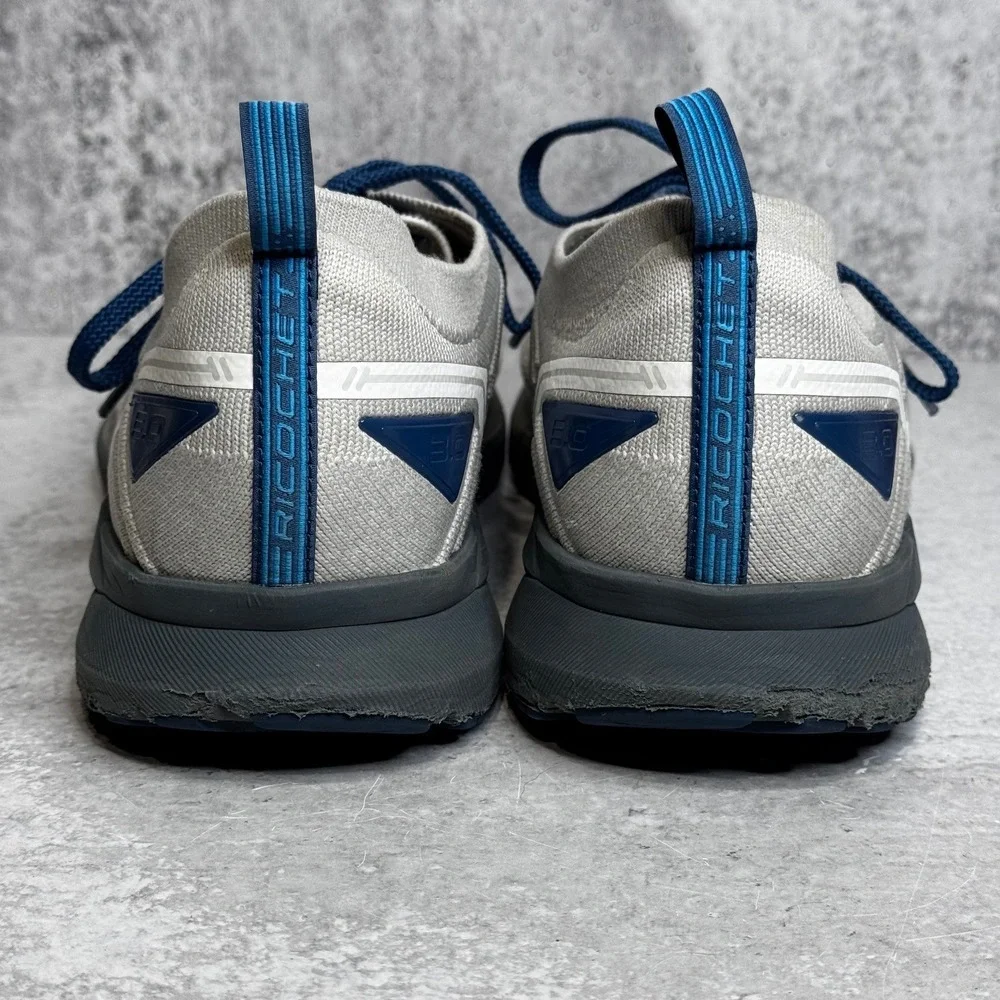Brooks Ricochet 3 Mens Running Shoes Grey Navy Blue 1103611D199 Size 11